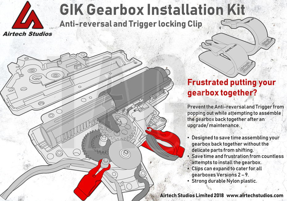 Airtech Studios Gearbox Installation Kit V2 – V7