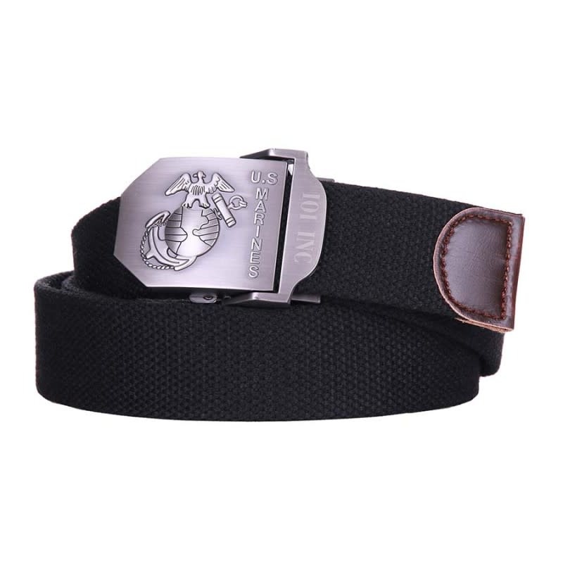 101 inc Web belt style 4 US Marines Black