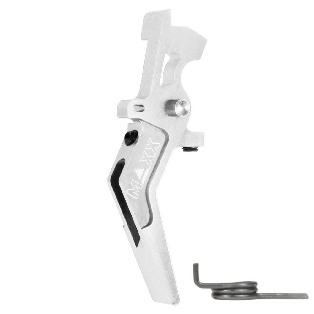 MAXX CNC Aluminum Advanced Speed Trigger (Style A) (Silver)