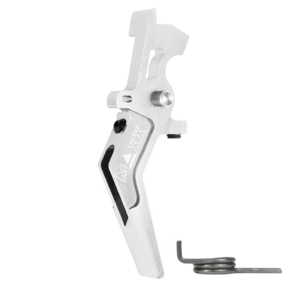 MAXX MAXX CNC Aluminum Advanced Speed Trigger (Style A) (Silver)