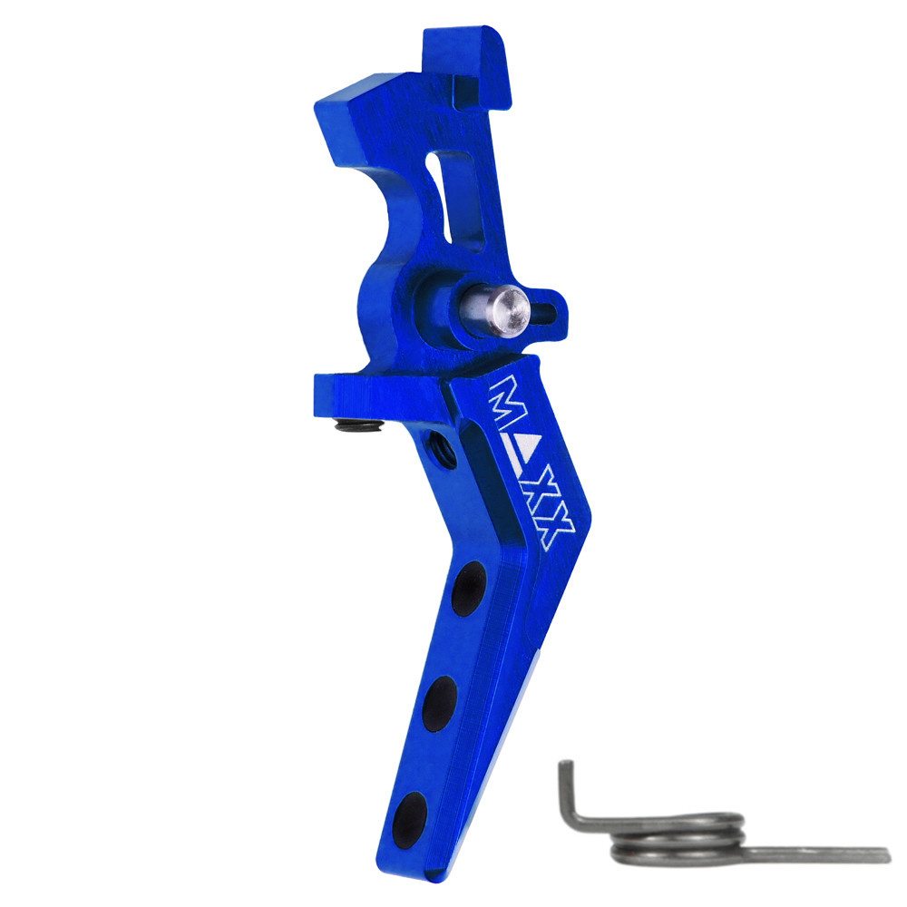 MAXX MAXX CNC Aluminum Advanced Speed Trigger (Style A) (Blue)