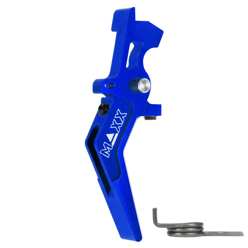 MAXX CNC Aluminum Advanced Speed Trigger (Style A) (Blue)