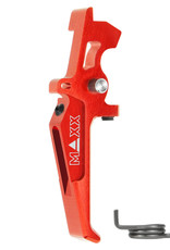 MAXX CNC Aluminum Advanced Speed Trigger (Style E) (Red)