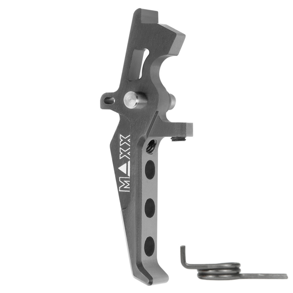 MAXX CNC Aluminum Advanced Speed Trigger (Style E) (Titanium)