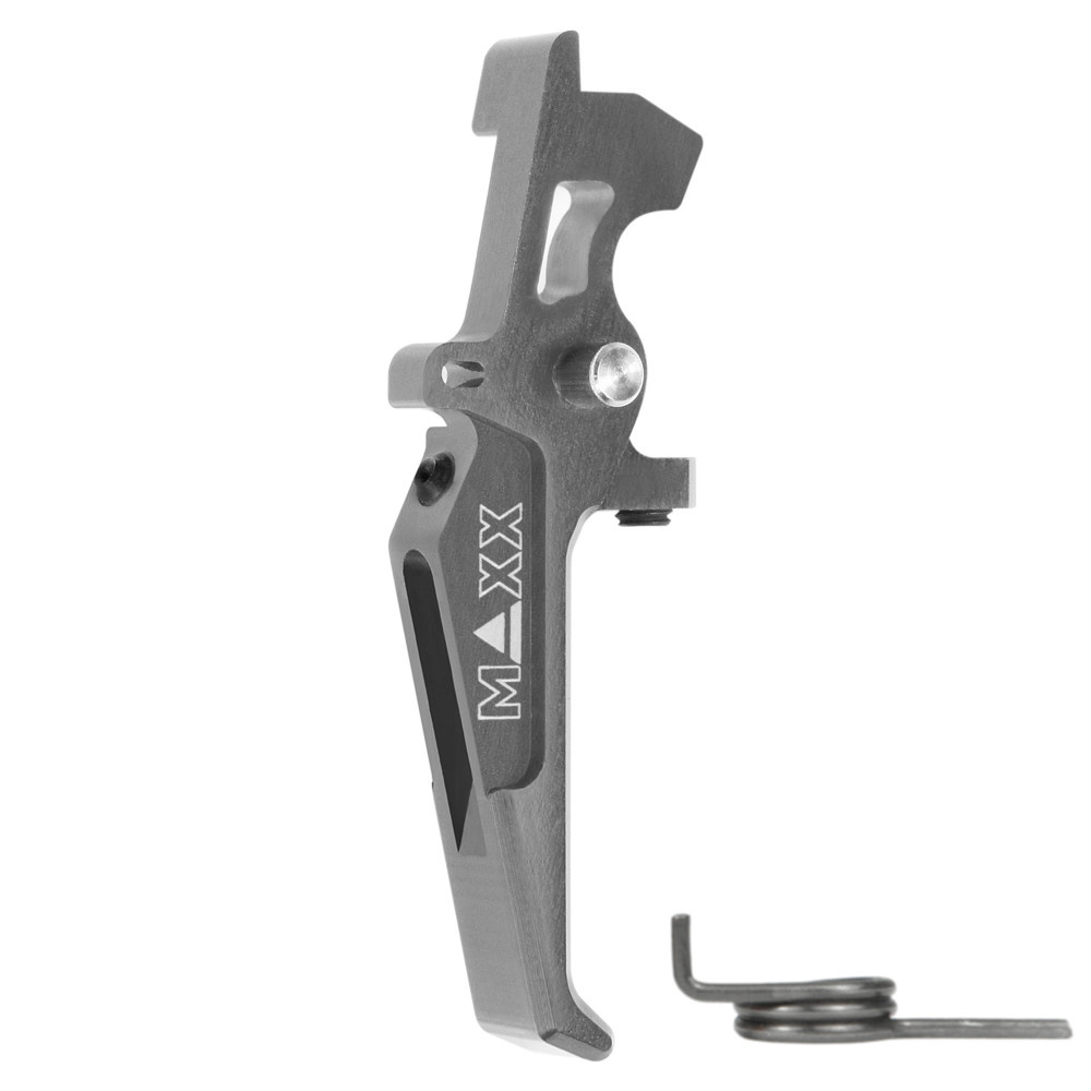 MAXX CNC Aluminum Advanced Speed Trigger (Style E) (Titanium)