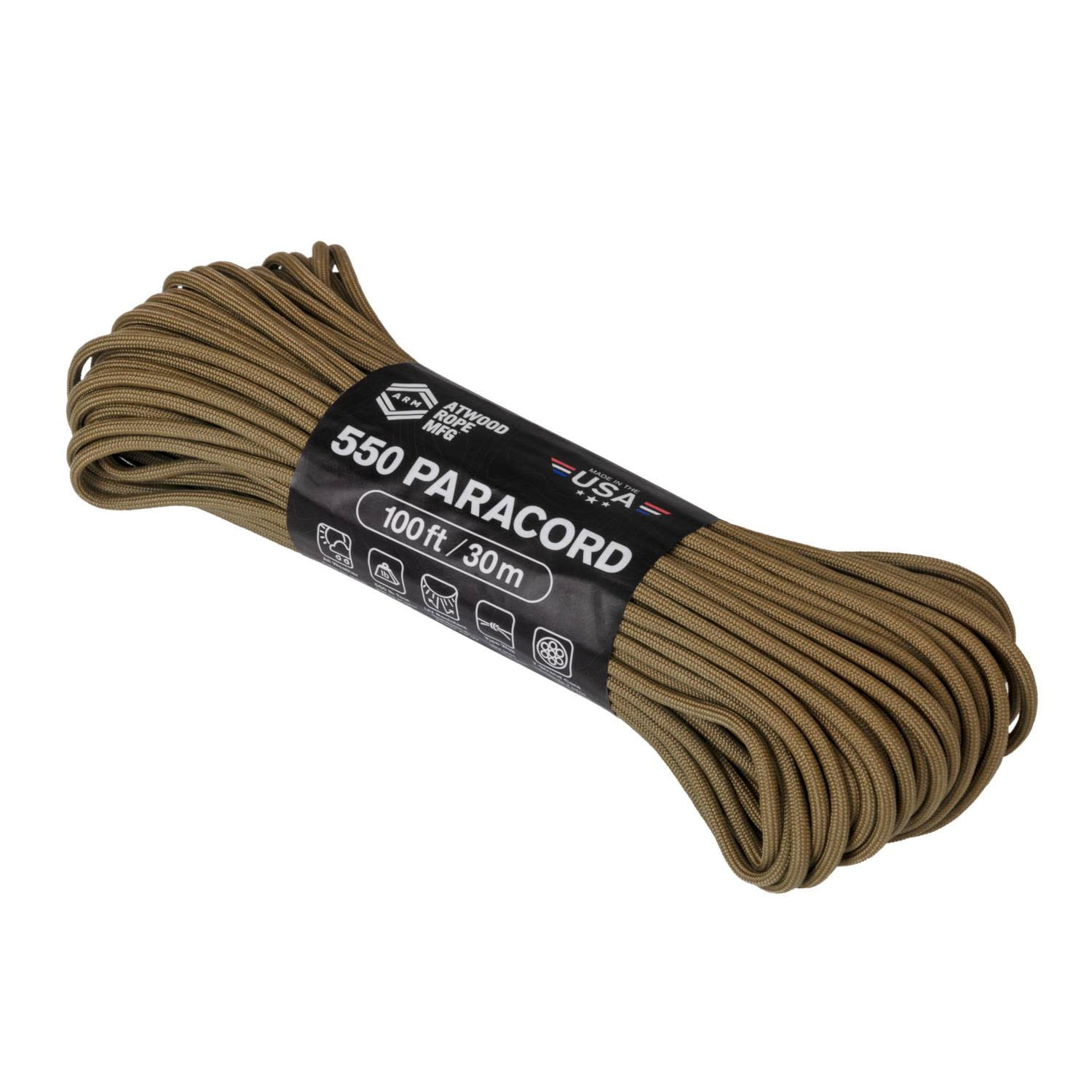 Helikon-Tex 550 Paracord (100ft) Coyote