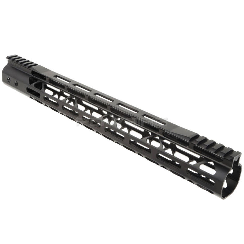 Balystik Balystik Skeleton M-LOK CNC rail for AEG / GBB / PTW 15 inch Black