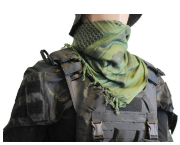 Shadow Strategic Shemagh / Tactical Military Scarf OD Balck