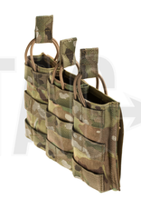 Warrior Assault Systeem Triple M4 Molle Open M4 5.56mm Mag Pouch / bungee Retention Multicam