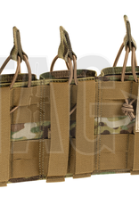 Warrior Assault Systeem Tripple M4 Molle Open M4 5.56mm Mag Pouch / bungee Retention div kleuren W-EO-TMOP-5.56