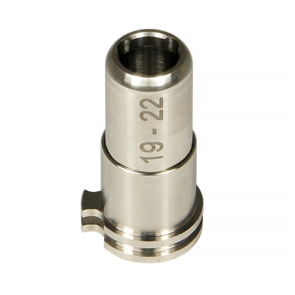 MAXX CNC Titanium Adjustable Air Seal Nozzle 19mm - 22mm For Airsoft AEG Series