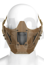 pirates arms Pirate Arms Warrior Steel Half Face Mask  Tan