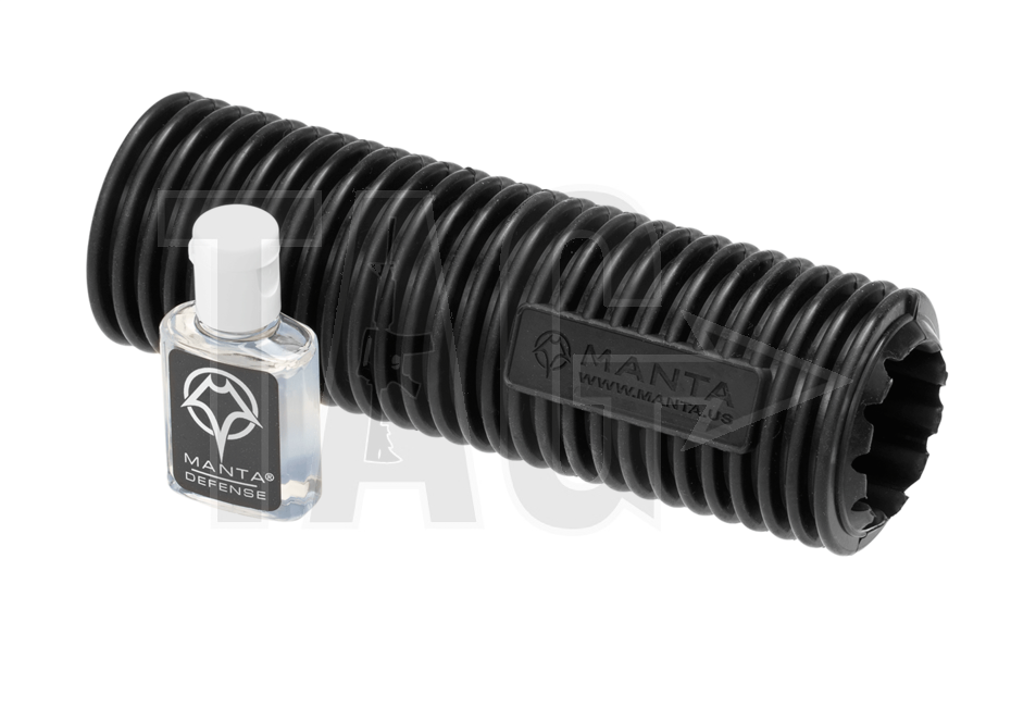 Manta 7 x 1.5 Inch ID Suppressor Cover Black