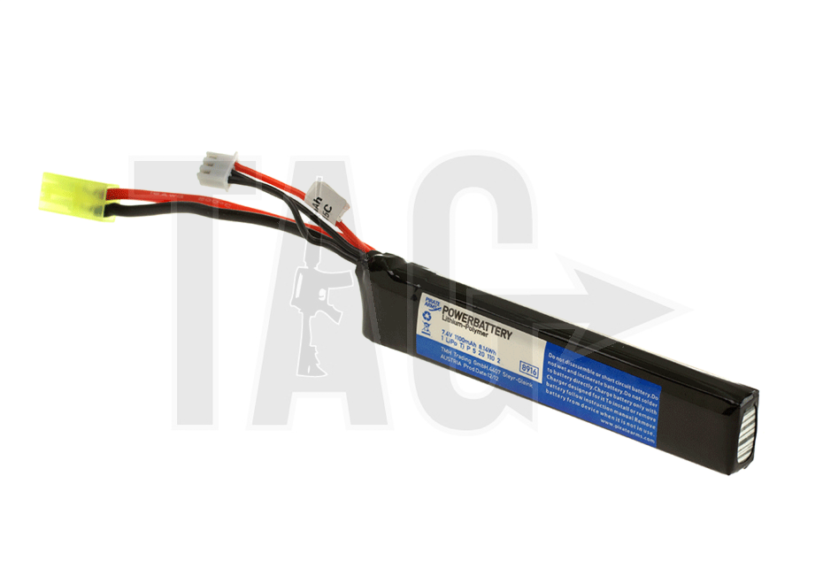 Pirate arms LiPo 7.4V 1100mAh 20C Stock Tube Type
