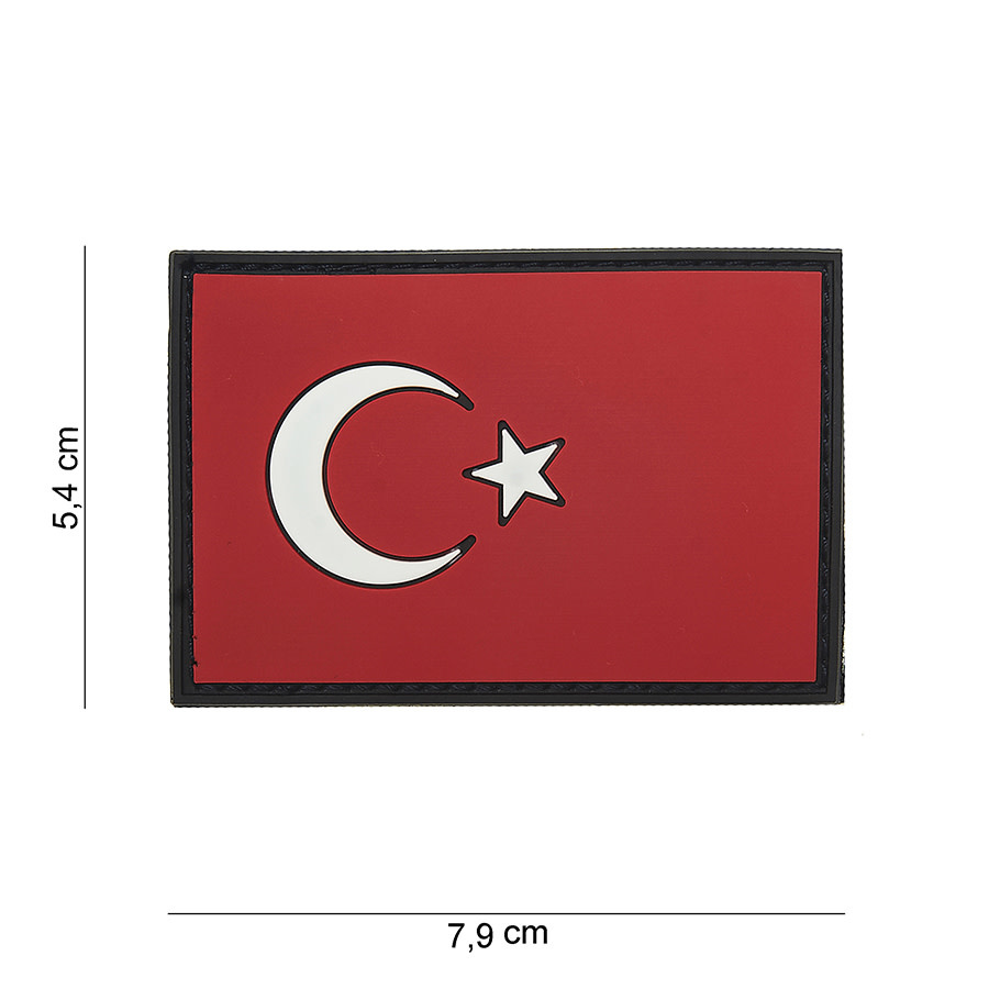 101 inc 3D PVC Turkije vlag