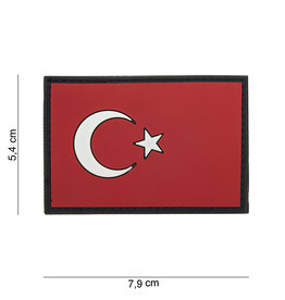 101 inc 3D PVC Turkije vlag