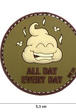 101 inc Patch 3D PVC All Day Every Day groen/bruin