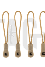 Claw Gear Zipper Puller Medium 6-Pack Coyote