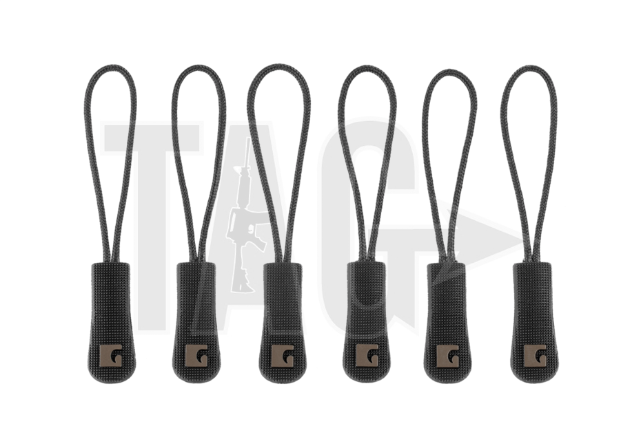 Claw Gear Clawgear Zipper Puller Large 6-Pack Black