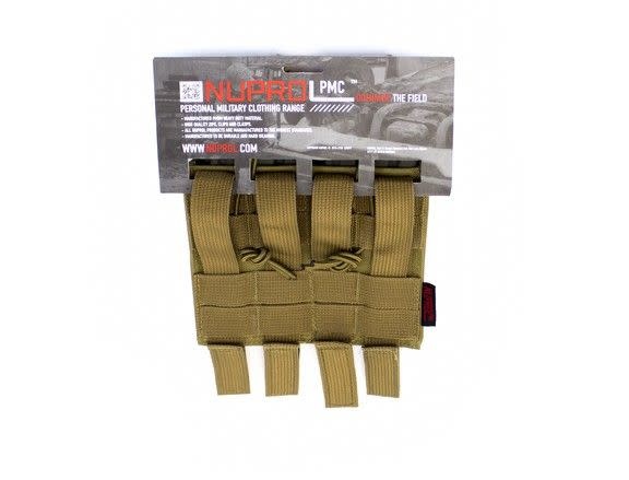 Nuprol PMC M4 Double Open Mag Pouch - Tan