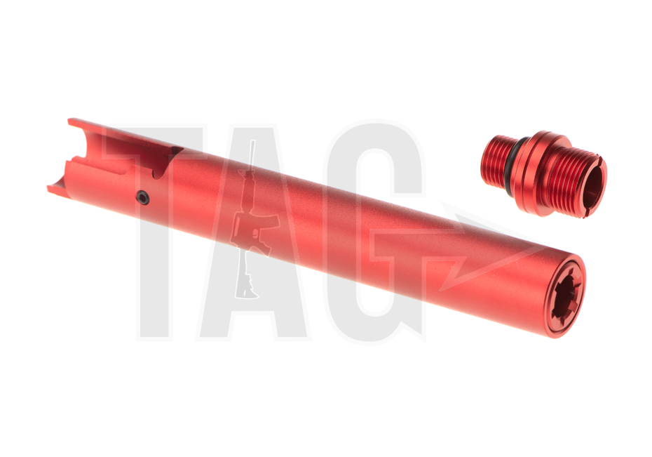 Laylax Hi-Capa 5.1 Fixed Two Way Outer Barrel Gold Laylax Red