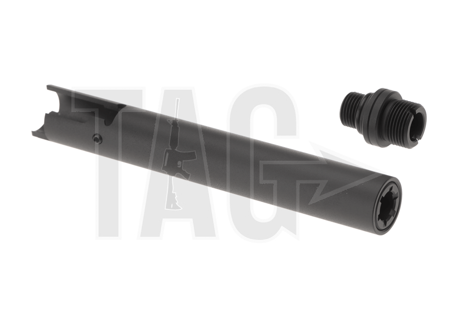 Laylax Hi-Capa 5.1 Fixed Two Way Outer Barrel Black