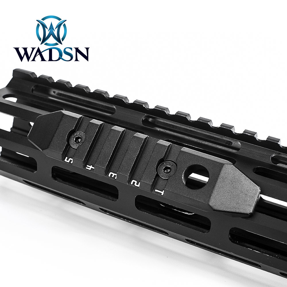 Metal 5-slot M-lok and Keymod Aluminium rail