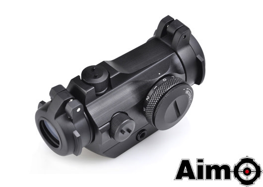 aim-O AIM-O Red Dot With QD Mount & Low Mount Black