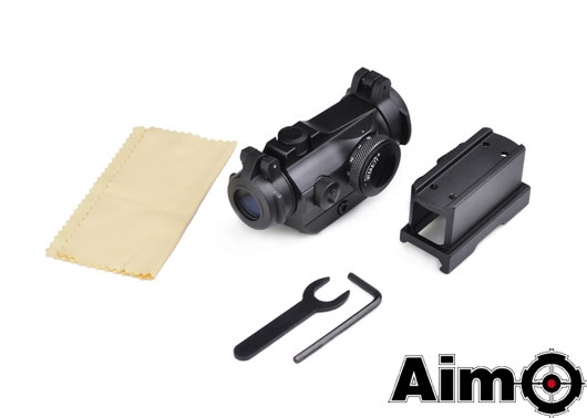 aim-O AIM-O Red Dot With QD Mount & Low Mount Black