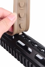 MP Keymod Soft Rail Cover-B Modell Dark Earth