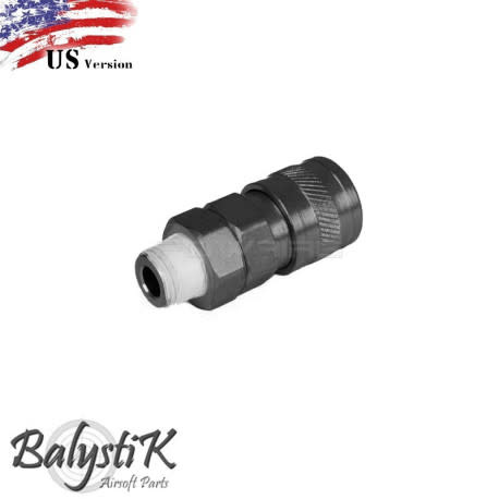 Balystik Balystik High Flow Coupler 1/8 male thread for regulator us