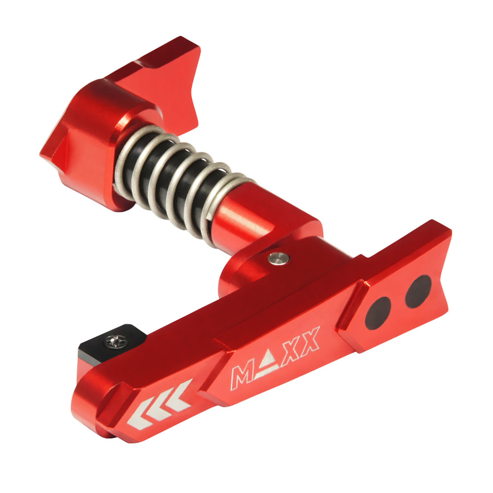 MAXX MAXX MODEL CNC Aluminum Advanced Magazine Release (Style A) (RED)