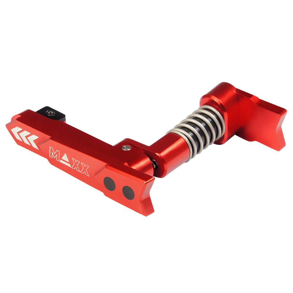 MAXX MAXX MODEL CNC Aluminum Advanced Magazine Release (Style A) (RED)