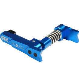 MAXX MAXX MODEL CNC Aluminum Advanced Magazine Release (Style A) (Blue)