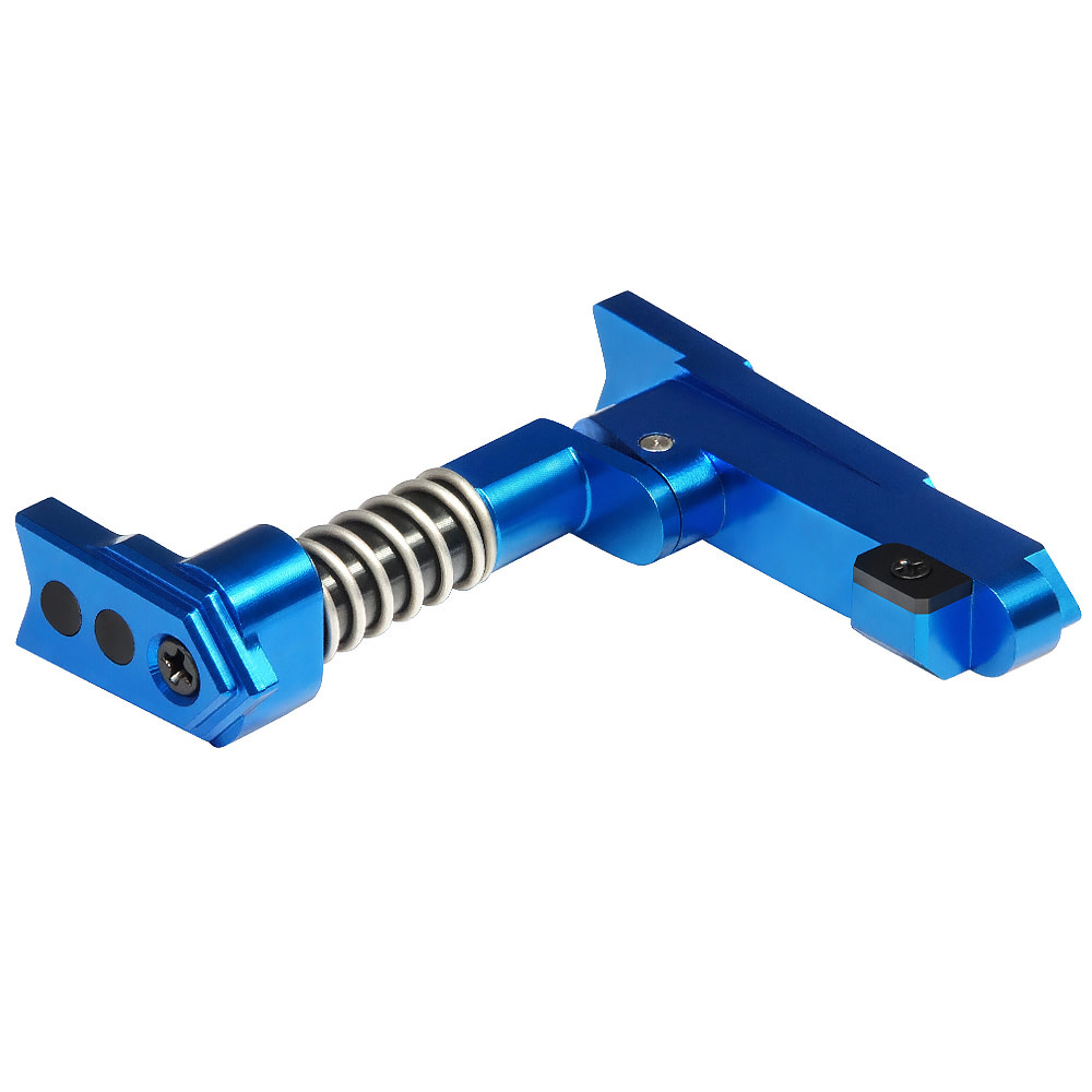 MAXX MODEL CNC Aluminum Advanced Magazine Release (Style A) (Blue)