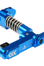 MAXX MODEL CNC Aluminum Advanced Magazine Release (Style B) (Blue)