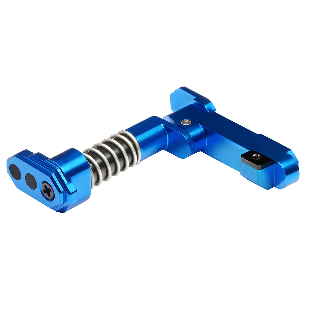 MAXX MODEL CNC Aluminum Advanced Magazine Release (Style B) (Blue)