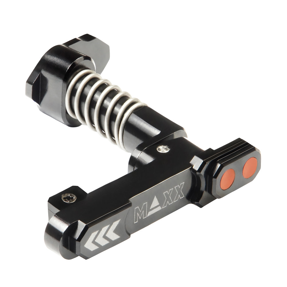 MAXX MAXX MODEL CNC Aluminum Advanced Magazine Release (Style B) (Black)