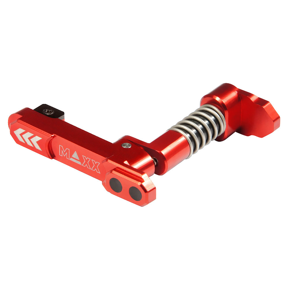 MAXX MAXX MODEL CNC Aluminum Advanced Magazine Release (Style B) (RED)