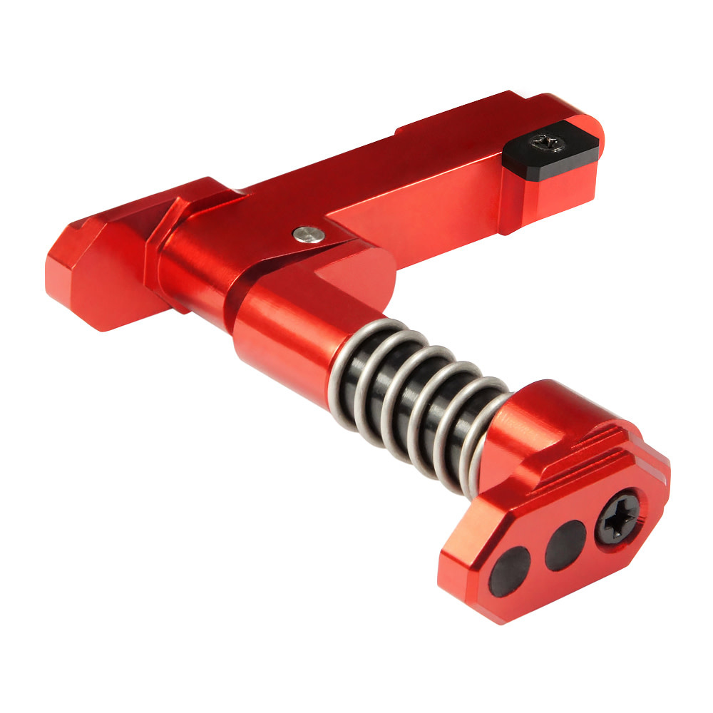 MAXX MAXX MODEL CNC Aluminum Advanced Magazine Release (Style B) (RED)