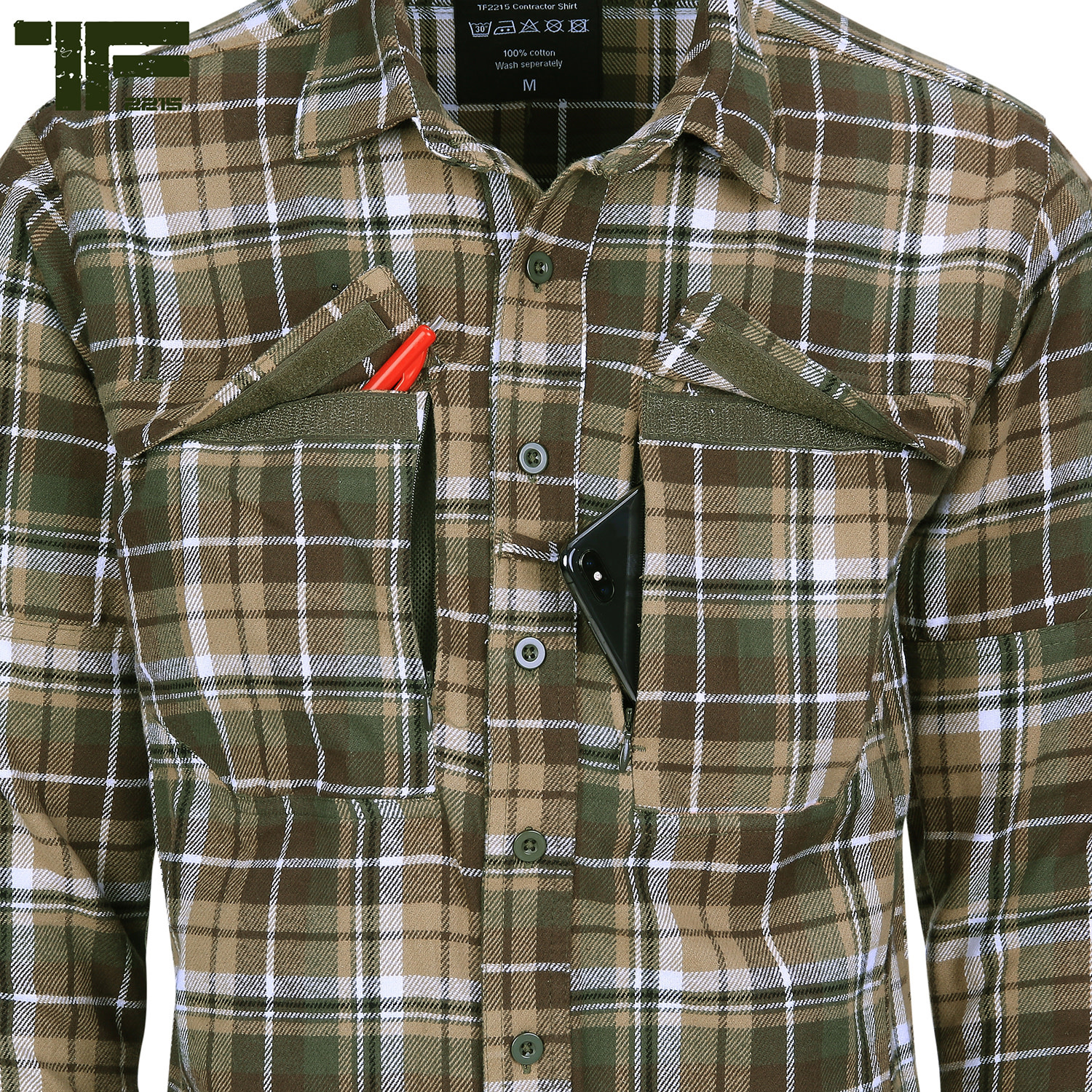 TF2215 TF-2215 flanel Contractor shirt