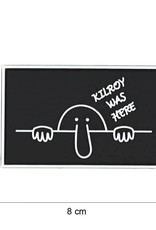 3D PVC Kilroy was here black #807