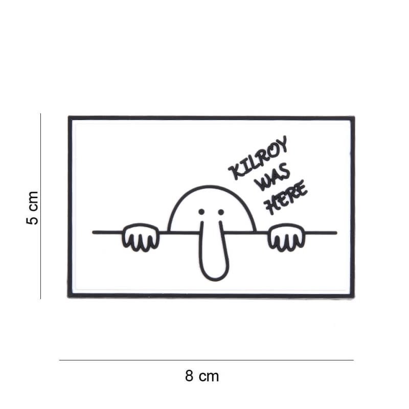 Copy of 3D PVC Kilroy was here black #807