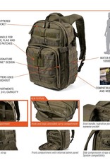 5.11 Tactical RUSH12 2.0 Rugzak (24L) Zwart