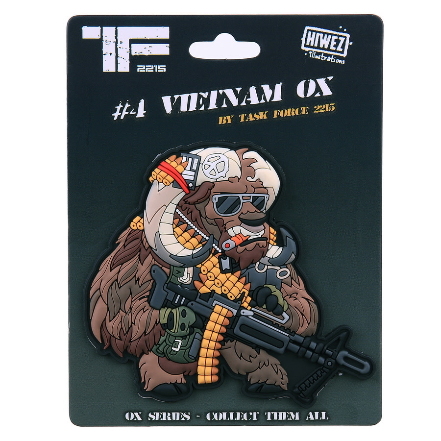 TF2215 TF-2215 Patch 3D PVC Vietnam Ox No.4