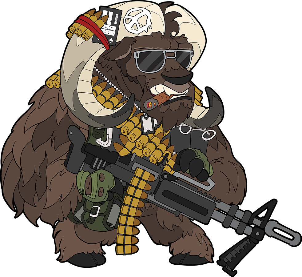 TF2215 TF-2215 Patch 3D PVC Vietnam Ox No.4