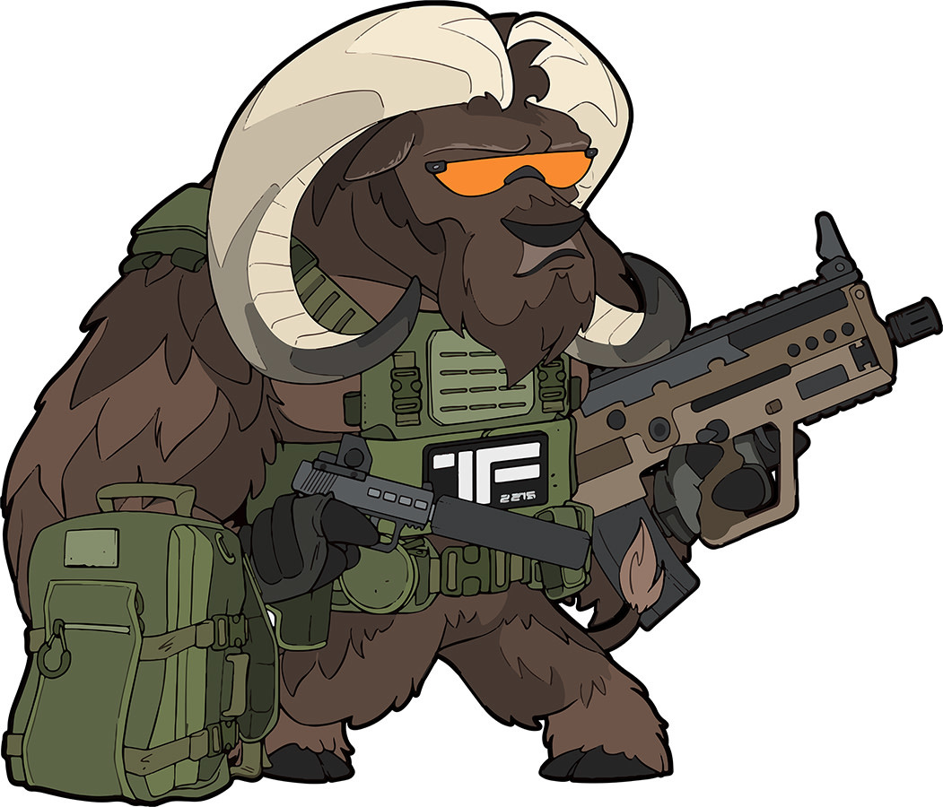 TF2215 Copy of TF-2215 Patch 3D PVC Bushcraft Ox No.2