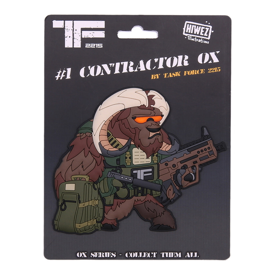 TF2215 Copy of TF-2215 Patch 3D PVC Bushcraft Ox No.2