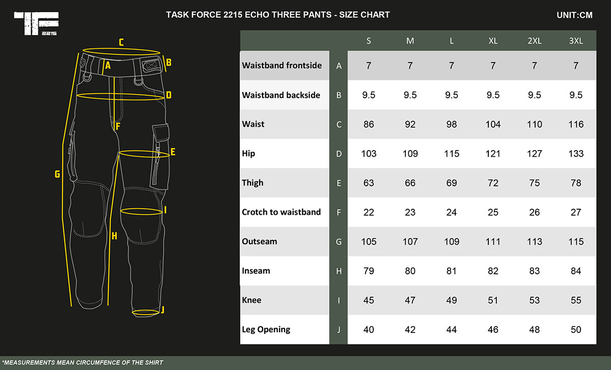 TF2215 Echo Three pants Black