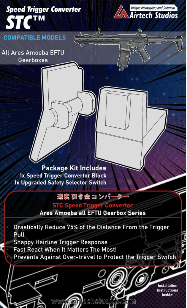 Airtech Studios Airtech Studios STC Speed Trigger Converter - Designed for the Ares Amoeba ETFU MOSFET Series